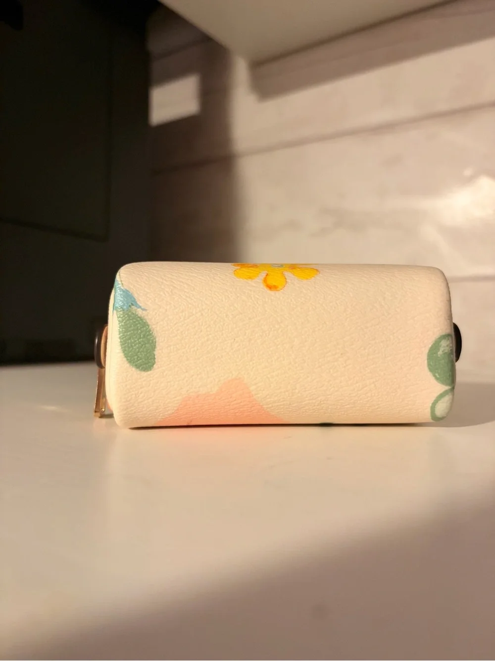 C8706 Coach mini boxy cosmetic pouch